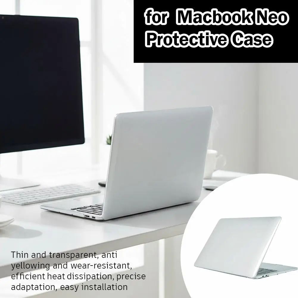 For Macbook Neo Protective Case Laptop Protective Case Scratch Resistant Ultra-thin Protective Cover