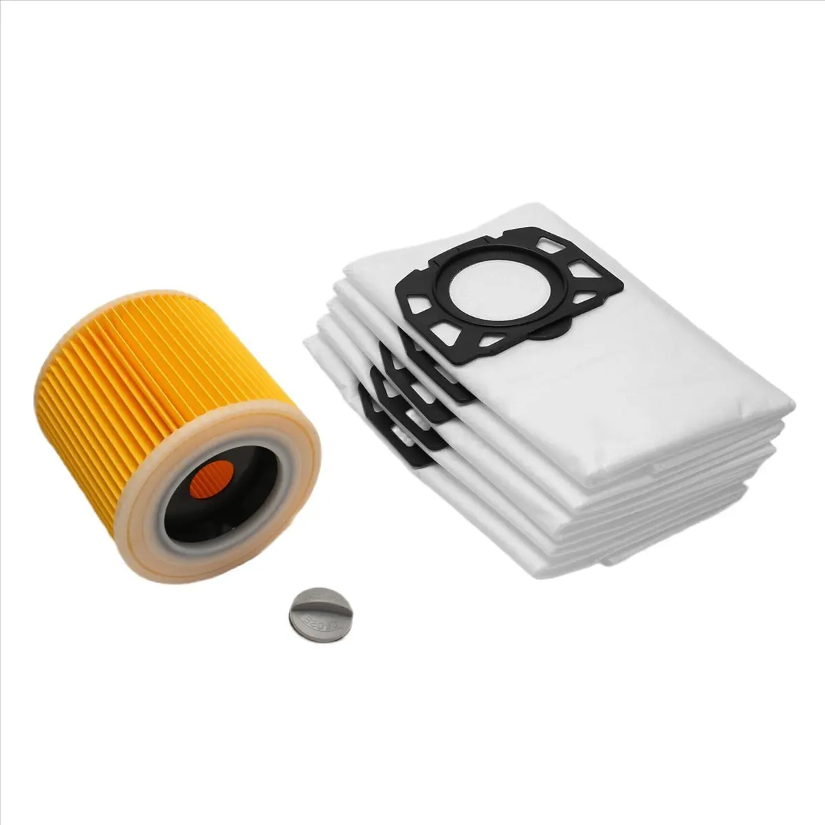 #86S Vacuum Cleaner Bags Filter Suitable for Karcher KFI 357 KFI357 KA 40,For Karcher MV4 MV5 MV6,(Non-woven fabric+Plastic)