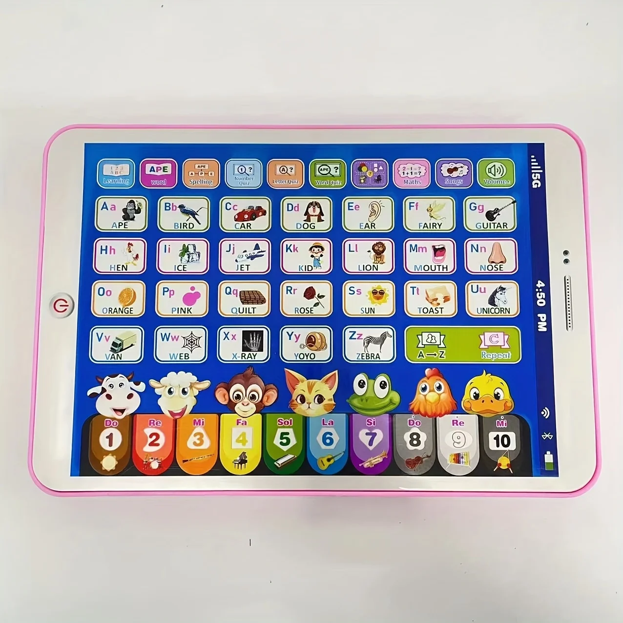 Children's interactive toy - educational learning machine with music and touch screen, suitable for children 3-6 years old, idea