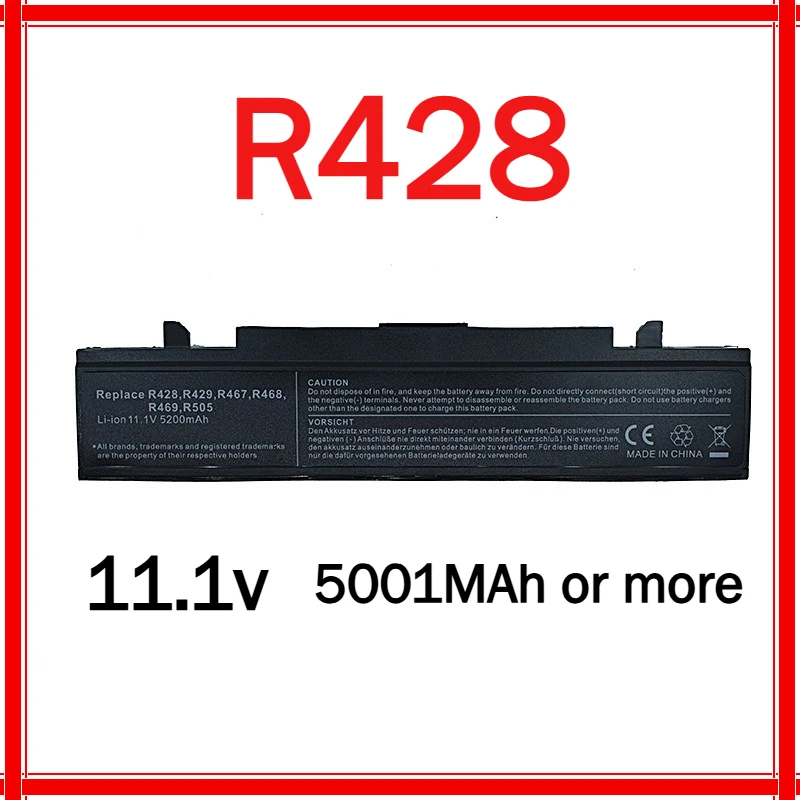 9600mAh  Laptop Battery for Samsung AA-PB9NS6B AA-PB9NC6B PL9NC6W NP350V5C 355V5C Np300v5a NP550P7C RV508 R428 R528 R460 R580