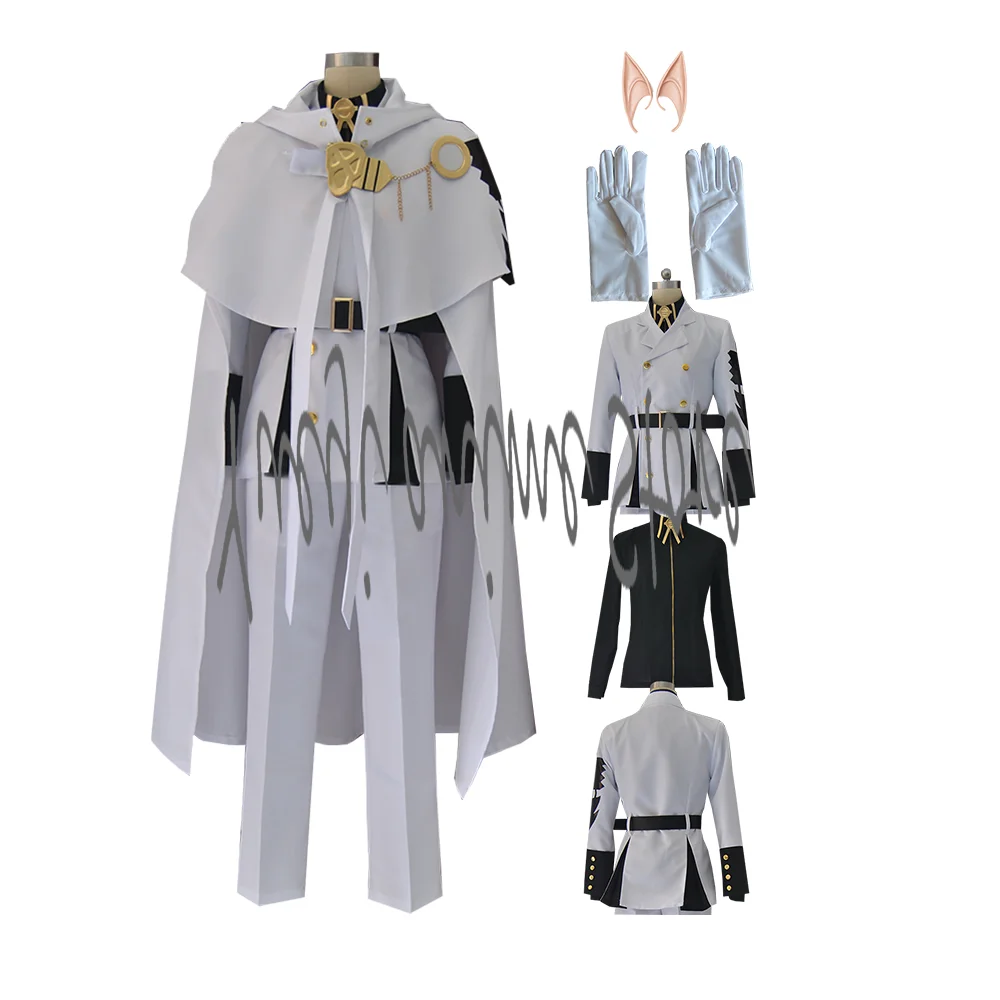 

Костюм для косплея унисекс, потому что лакус рант для белого плаща, наряд на Хэллоуин, карнавал, потому что