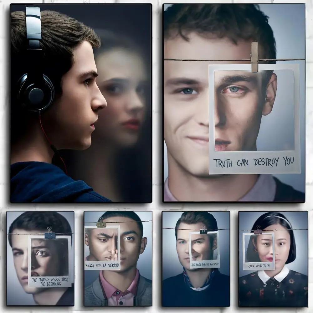 Poignant Drama O-13 Reasons Why Poster Wall Art Print Decorative Mural Home Decor Gift Unframed