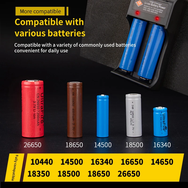 Chargeur de batterie au lithium aste USB, 18650, 1/2 emplacements, 220V CA, 16340, 14500, 18650, 26650, 3.7, charge, touristes