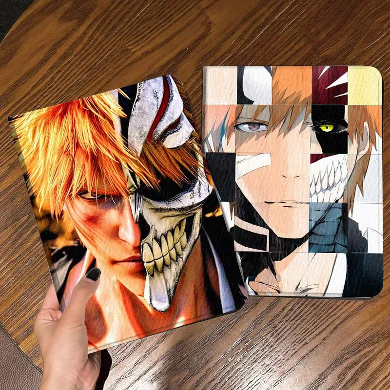 

Bleach Anime Shinigami Cool Tablet Case For Apple iPad Air Pro mini 1 2 3 4 5 6 7 8 9 11 M2 M3 M5 M4 5th 6th 7th 10th 11th Gift