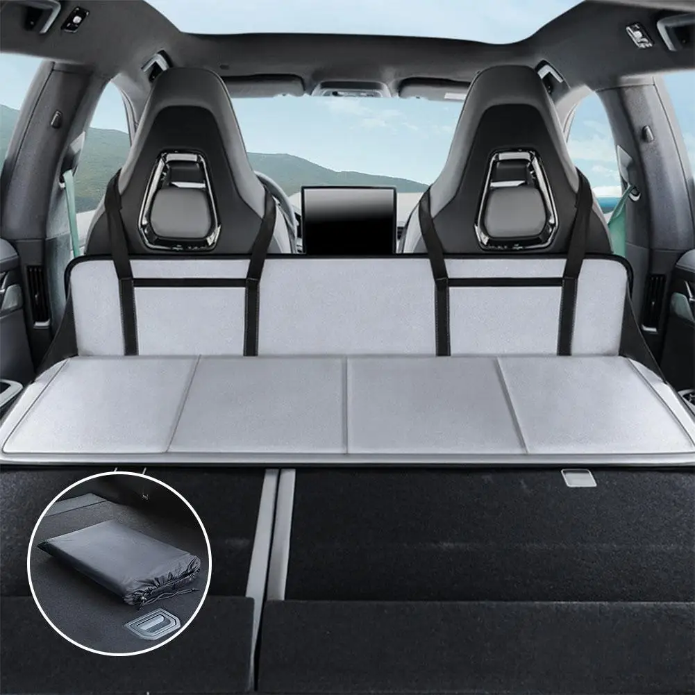 Extensor de Asiento Trasero para Auto, Cubre Asiento, Colchón de Aire para Camping, Cama de Viaje Tipo Hamaca, Colchón Extra Largo No Inflable para SUV y Camioneta