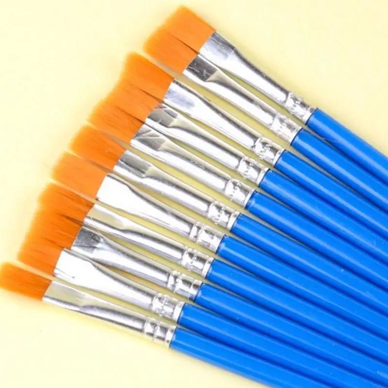 LXAA 50 PCS فرش الطلاء مجموعة مدببة مستديرة فرش الطلاء فرش الطلاء