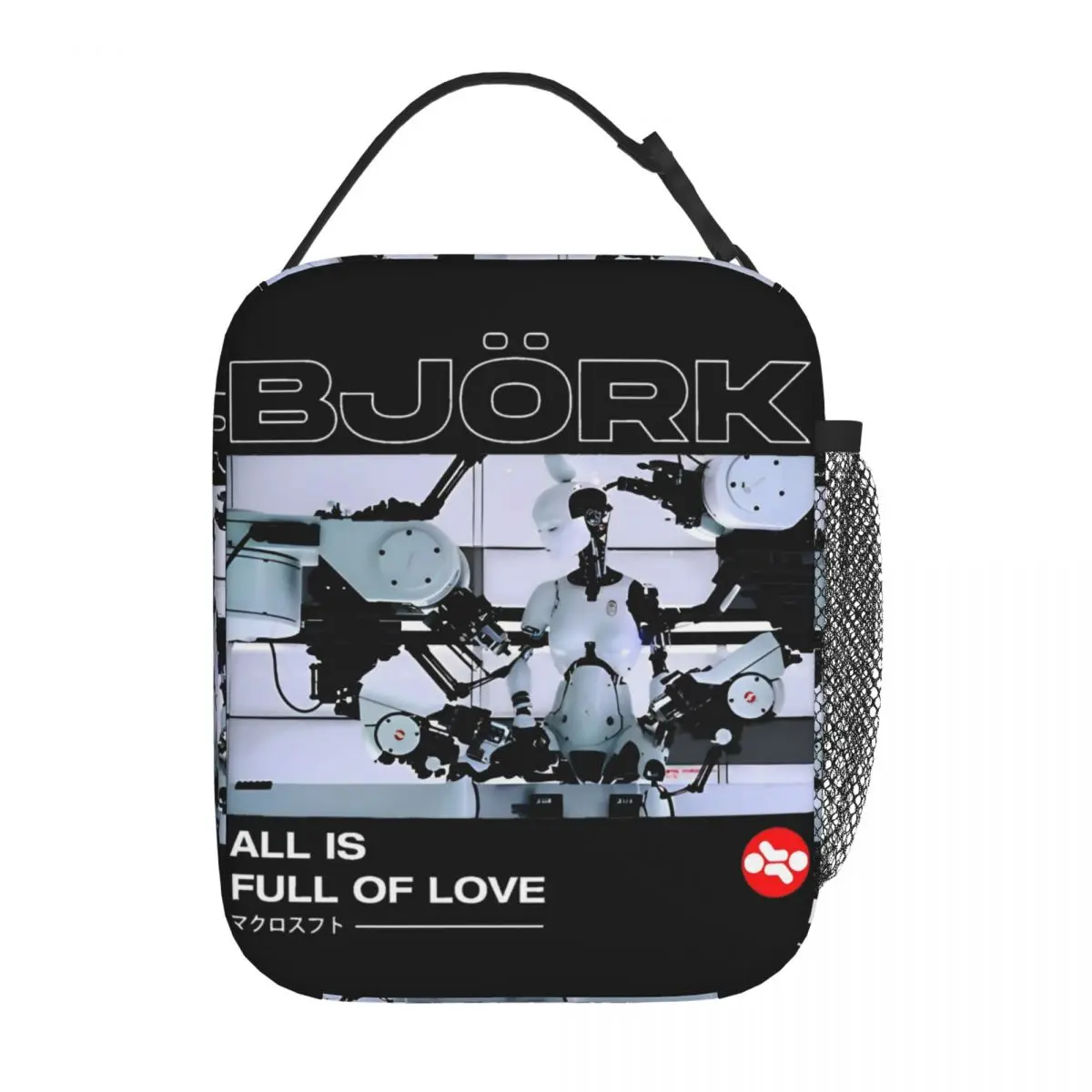 Bjork All Is Full Of Love Akcesoria Izolowana torba na lunch do szkolnego biura Torba do przechowywania żywności Przenośne pudełka na lunch z chłodnicą termiczną