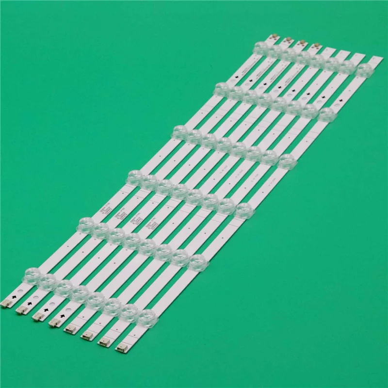 

8 шт. светодиодные панели для телевизора для DEXP U55E9000H, лента подсветки CRH-BX55V1U 513030 T04128CL-REV1.1 Комплекты лент для HISENSE H55B7100UK