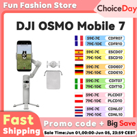 DJI Osmo mobile 7 Smartphone Gimbal Stabilizer Native Tracking With Integrated Audio & Lighting Capabilities Original New