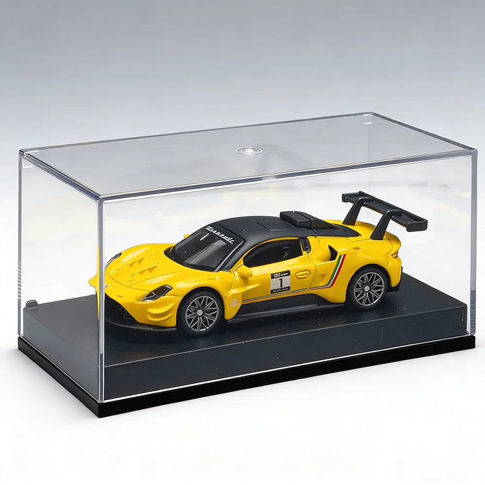 

1:64 акриловый пылезащитный чехол Valkyrie GT12 750S V12 Divo Sian, литой под давлением сплав, серия спортивных автомобилей, миниатюрная модель игрушки, сбор хобби
