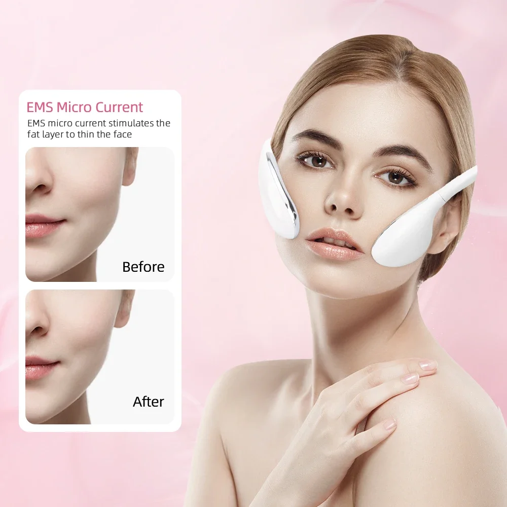 EMS Vibration Facial Lifting Massager Smart Electric V-Face Shaping Massager Microcurrent Face Lift Machine Beauty Health Tools