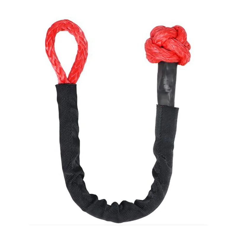 -WSFS 17-Ton Knot Rope Soft Shackle Single Winch Rope Trailer Rope Trailer Hitch Off-Road Vehicle Accessories