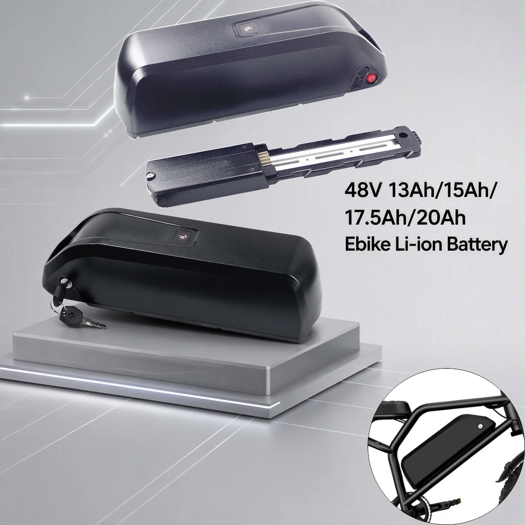 Aairsk X5 E-Bike Li-Ionen-Akku Hailong 48V 13,5Ah 15Ah 20Ah Lithium-Ionen-Akku für Emoko C91 EC27 C99 Meelod T16 Elektrofahrrad