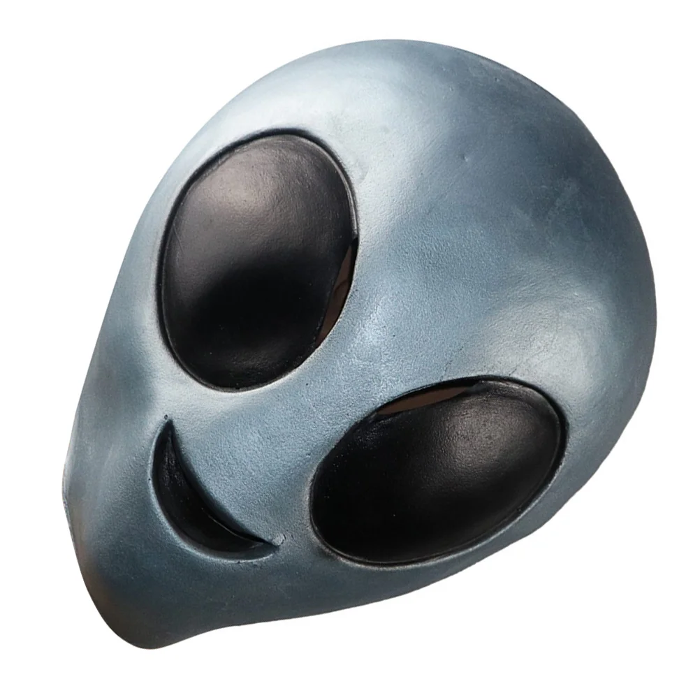 

Black Outfit Halloween Mask Full for Luxury Clown Fancy Dress Emulsion Horror Alien Man