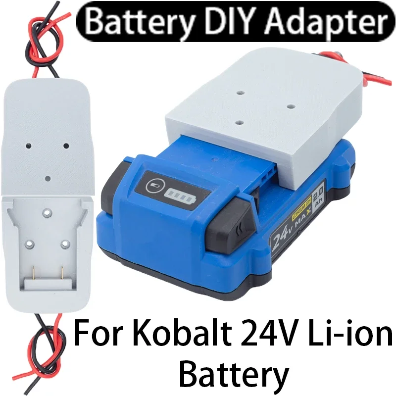 DIY Adapter for Kobalt 24V Li-Ion Battery Adapter Performancer Connector 14AWG DIY Adapter for Foy Machines, Cars