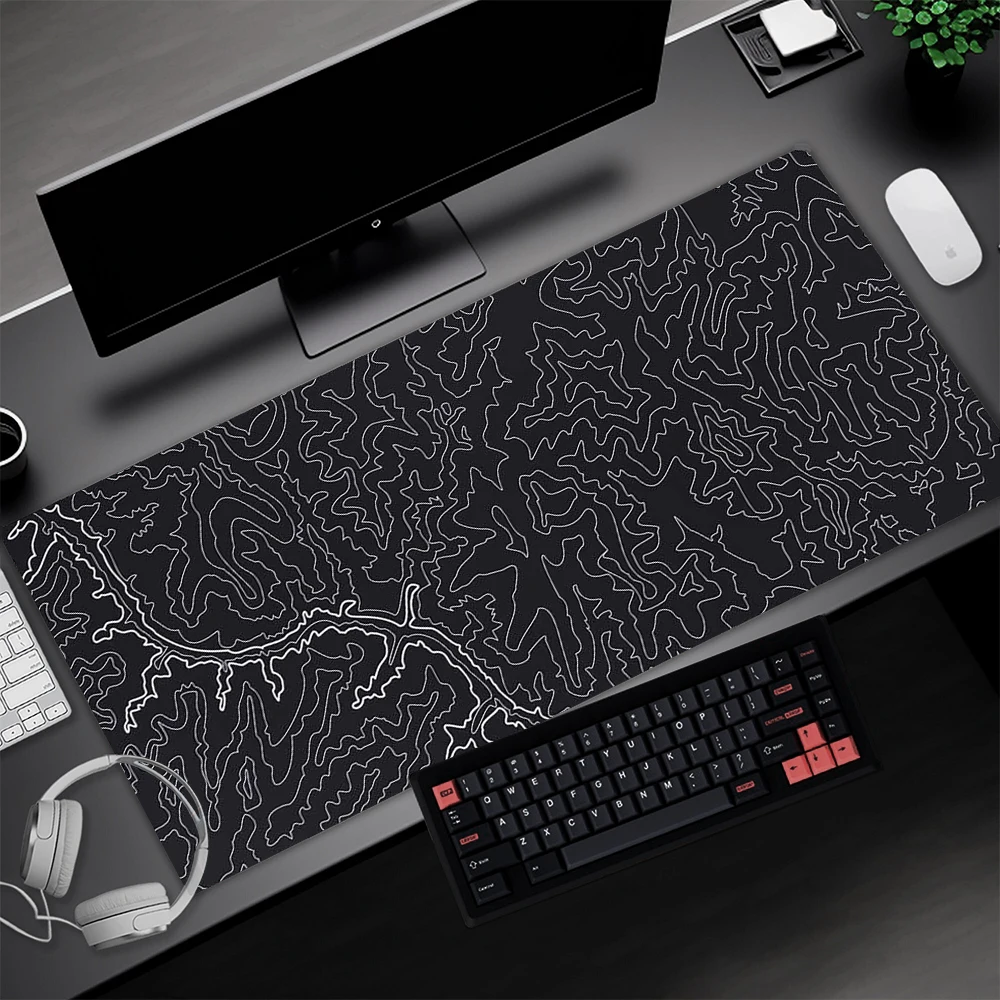 White Mousepepad Black Office Accessories Large Desk Mat 1200x600 Gaming Mousepad Blue Gamer Carpet Liquid Rubber Strata Giant