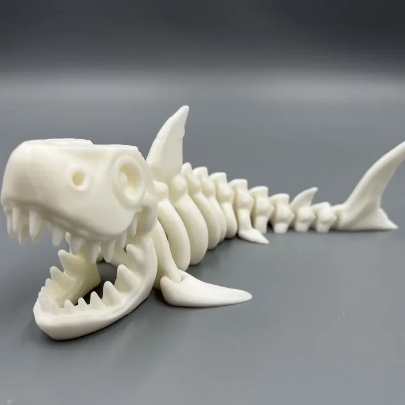 3D Printing Movable Joints Shark Doll Decorative Miniature Model Children's Toys Birthday Gift DIY Printing Model Gaming Toys