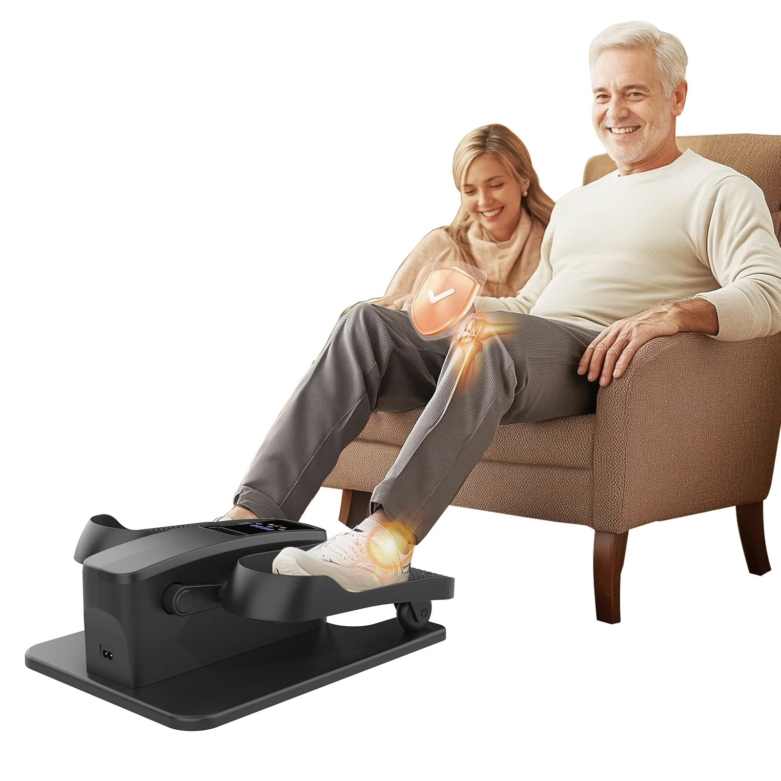 

Electric Mini Under Desk Elliptical Portable Leg Exerciser Cross Trainer for Home 2026