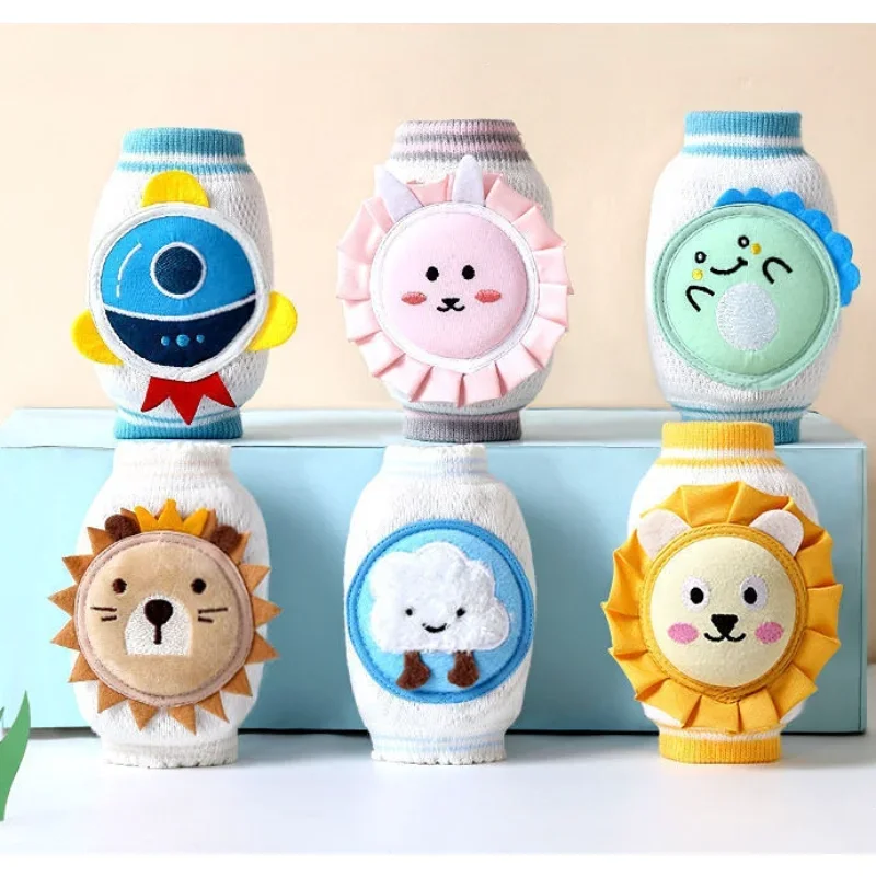 

15*25CM Cute Cartoon Baby Knee Pad Kids Safety Crawling Elbow Cushion Infants Toddlers Protector Knee-pad Leg Warmer Accessories