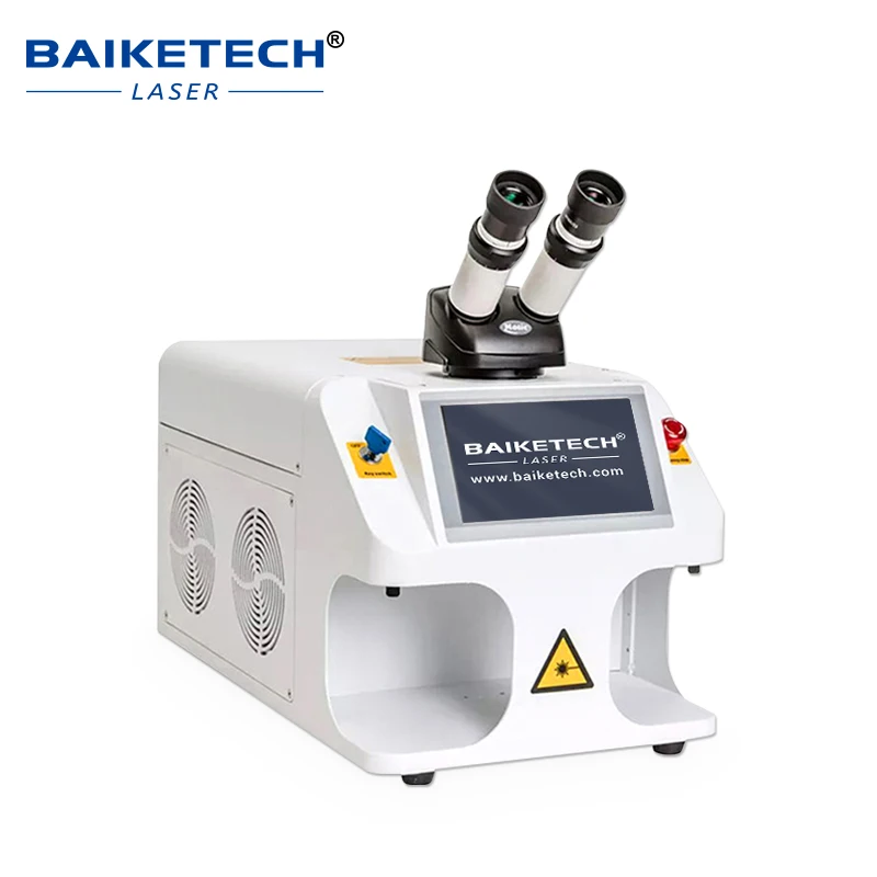 200W Desktop Jewelry Repair YAG Laser Welding Machine Factory Portable Laser Welder for Gold Silver Earrings Ring Necklace