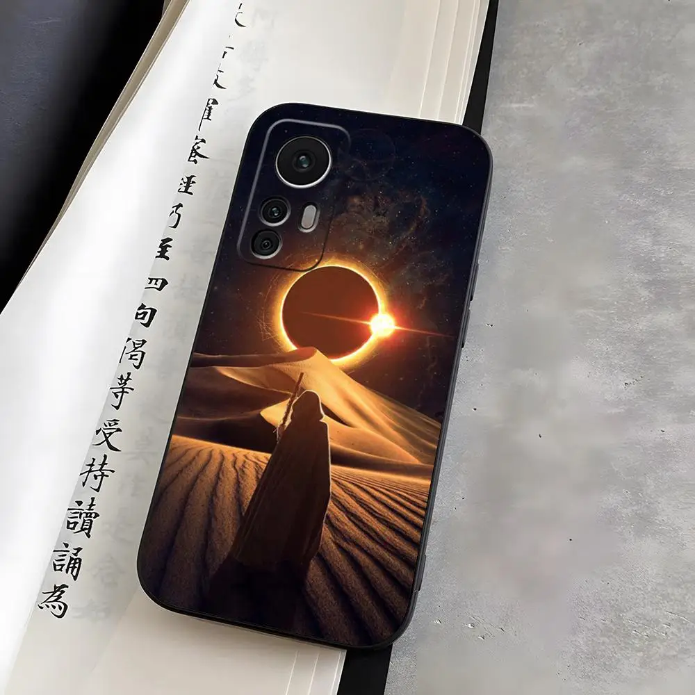 Movie Dune Phone Case For Redmi Note 13 12S 12 11 10 7 8 9 T 10A A2 Pro Plus Black Funda Silicone Cover