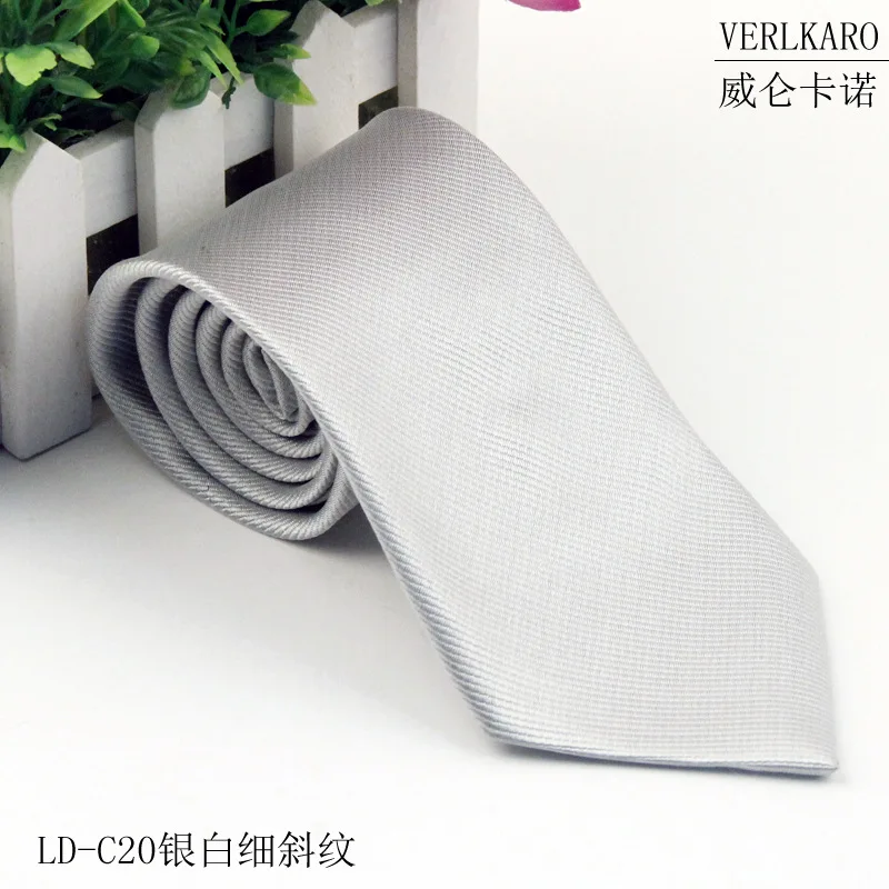 Men's Business Leisure Wedding Banquet Solid Color Multi color Thickness 8cm Twill Tie Shengzhou Stock