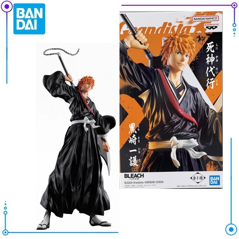 

In Stock Ichiban Kuji Bleach Grandista Kurosaki Ichigo Action Figure Toy Gift Model Exquisite Figure Ornament Anime Character
