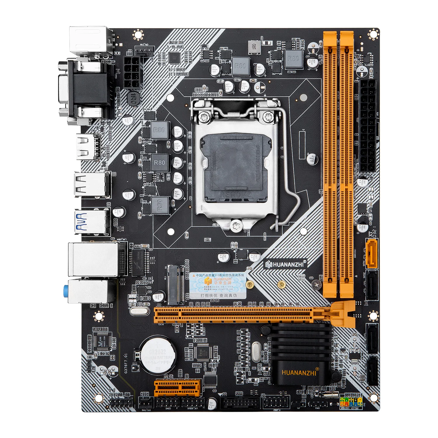 Imagem -02 - Placa-mãe Huananzhi-b75 M.2 M-atx para Intel Lga 1155 i3 i5 i7 e3 Ddr3 1333 Mhz 1600mhz 16gb Sata3.0 Usb 3.0 M.2 Vga Compatível com Hdmi