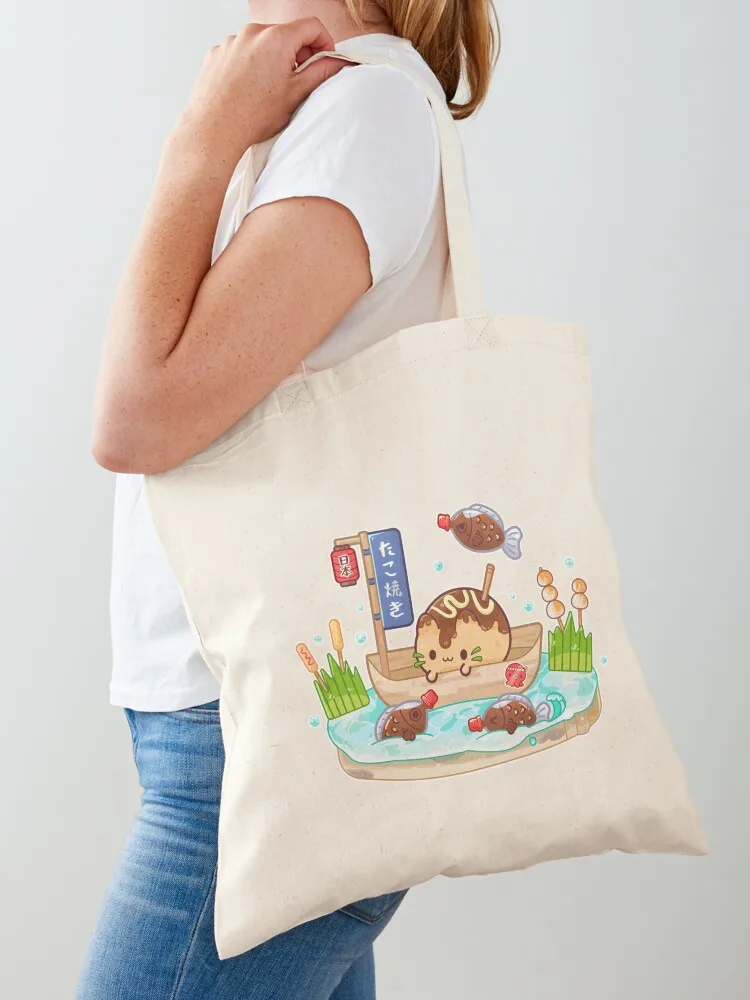 

Takoyakitty! Tote Bag shopping cart bags custom bags women bag Shopper bag