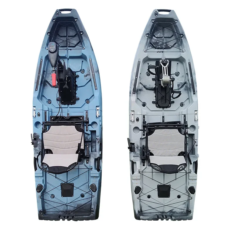 

Wear-resistant hard bottom pedal fishing kayak, single double folding portable luya boat paddle board