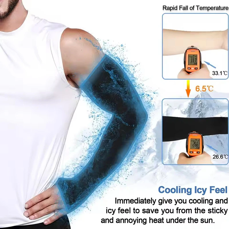 3/5PCS Arm Sleeves for Sun Protection Men's and Women's Elbow Sleeves for Outdoor Sports UV Protection Arm Sleeves