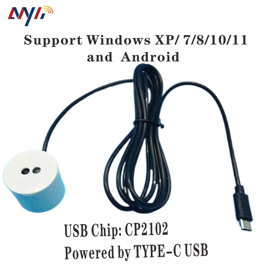 IEC62056-21 / IEC1107 /DLMS Standard MY015 TYPE C USB Optical Probe CP2102 Android phone  for IEC/MID Meters reading