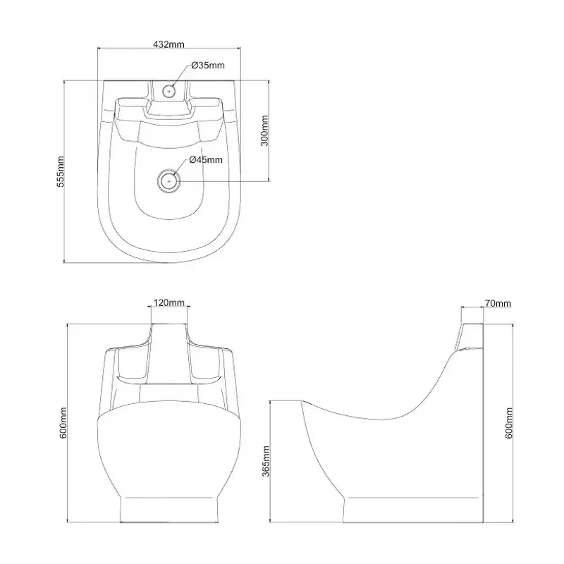 Wholesale New Floor to Ceiling Foot Wash Basin Integrated High Temperature Ceramic Household Balcony Sink Outdoor Convenience