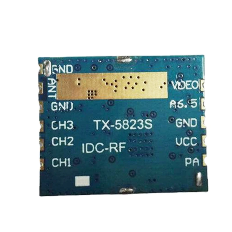 5.8G FPV VTX TX5823 Audio Video Transmitter Module 8CH 0-600MW Infinitely Adjustable For FPV Racing Drone