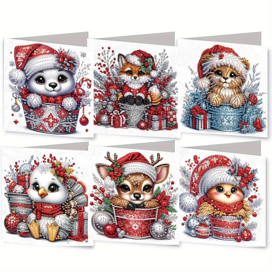 6Pcs Christmas Diam… - image