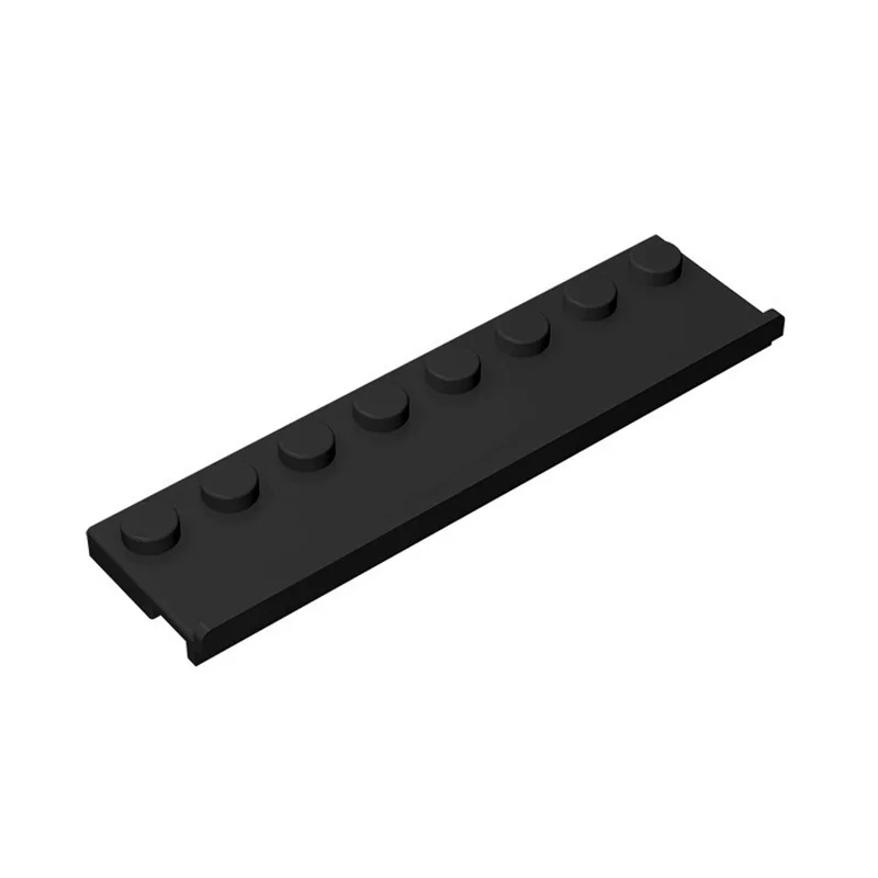 10 Stück MOC Bauteile 30586 Platte Modifiziert 2 x 8 mit Türschiene Bausteine Kinder DIY Lehrreiches High-Tech Ersatzteil Spielzeug – Detail 1