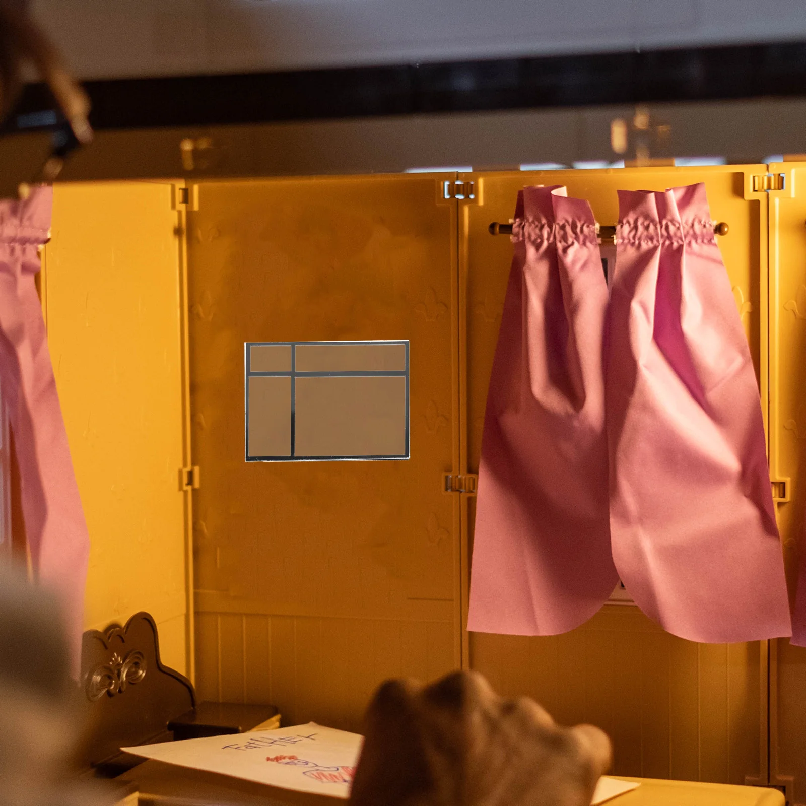2 stuks miniatuur huisramen realistische schaal handgemonteerd hout traditioneel ontwerp voor doe-het-zelf diorama decor ambachtelijke projecten venster