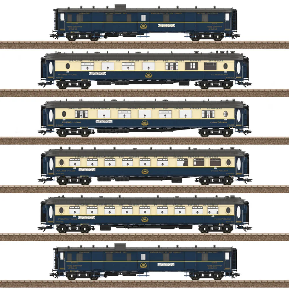 

Модель поезда TRIX HO Type 1/87 26470 Orient Express, шестисекционный набор со световой настольной лампой, задний фонарь, модель поезда, игрушка