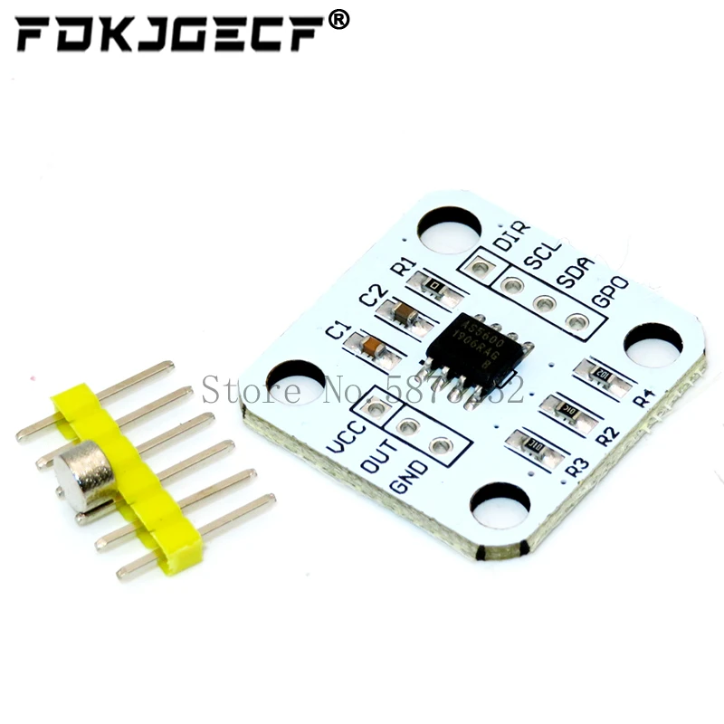 AS5600 magnetic encoder magnetic induction angle measurement sensor module 12bit high precision