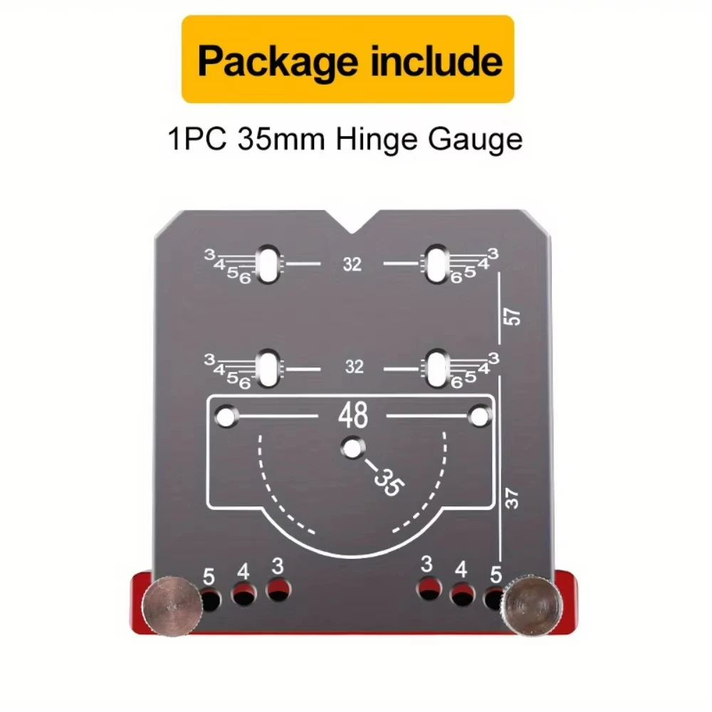 35mm Woodworking Punch Tool :Hinge Locator & Limit Frame for Quick,Precise Drilling,Essential for Cabinet & Door Hinge Mounting
