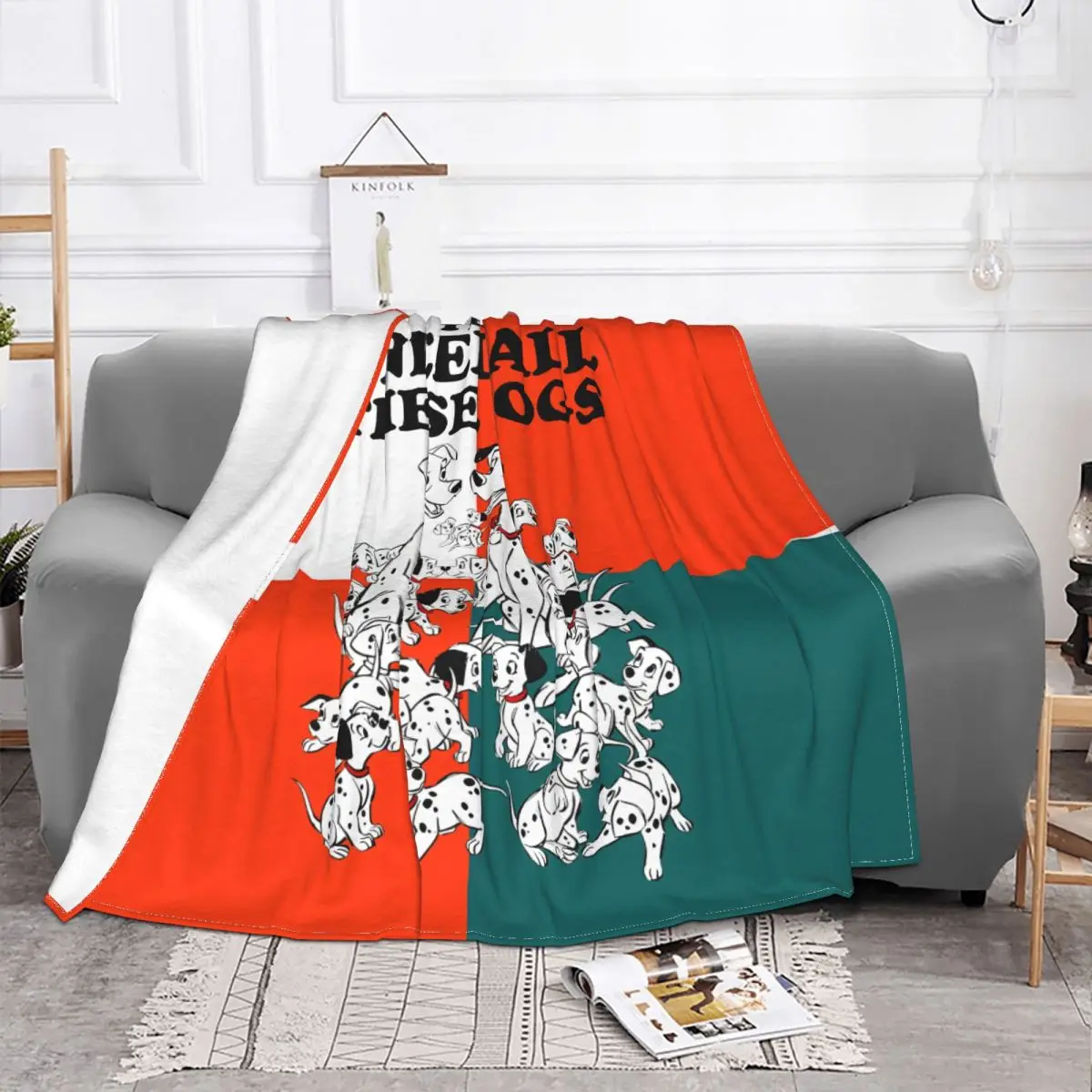 One Hundred and One Dalmatians Blanket Fleece Autumn/Winter Awesome Cute Ultra-Soft Throw Blankets For Bedding Couch Rug Piece