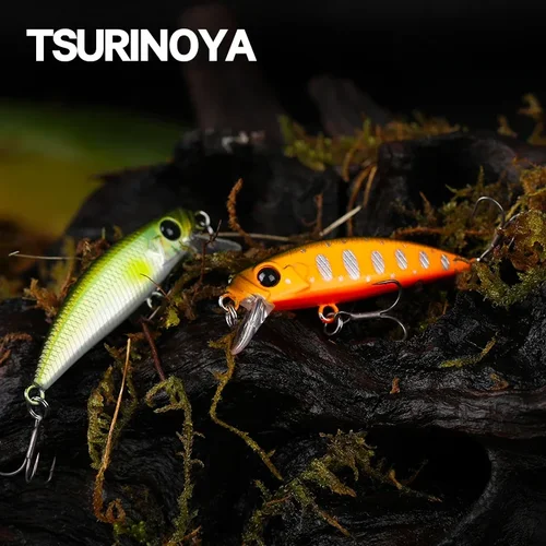 Imagen 2 del producto TSURINOYA 46S señuelo de pesca de pececillo que se hunde intrusión 46mm 5g trucha Artificial Ajing Stream Lake Jerkbait Rockfishing cebos duros