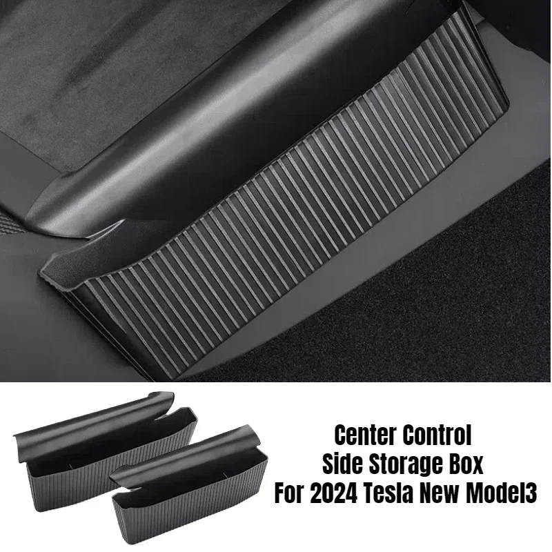 

Для 2024 Tesla New Model3 Highland Center Control Боковой ящик для хранения ключей от сотового телефона Ящик для хранения очков Украшение Автомобильные аксессуары