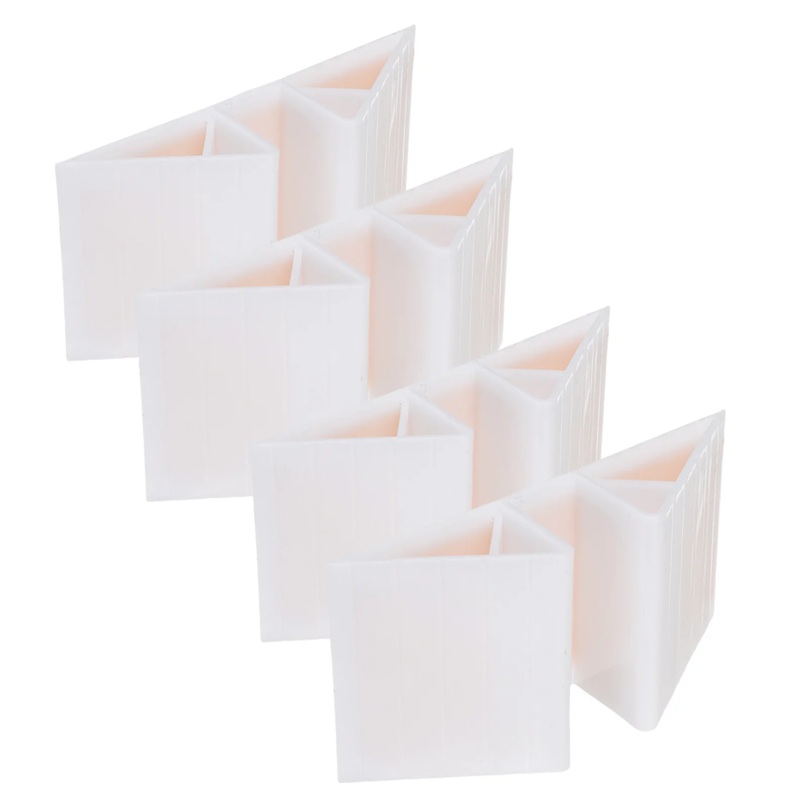 

4Pcs Pet Fence Holder Plastic Base Stable Support for Small Garden Fence Children Room Accessories Durable Fixing Stand