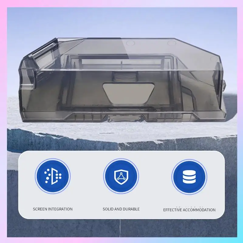 ABRG-caja de polvo con 4 filtros para Roborock Saros 10R / G20S Ultra aspiradora cubo de basura de repuesto eficiencia de limpieza mejorada
