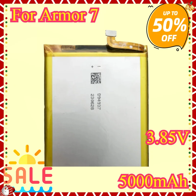 

New High Quality Mobile Phone Replaceable Battery for Ulefone Armor 7 5000mAh 3.85V Battery