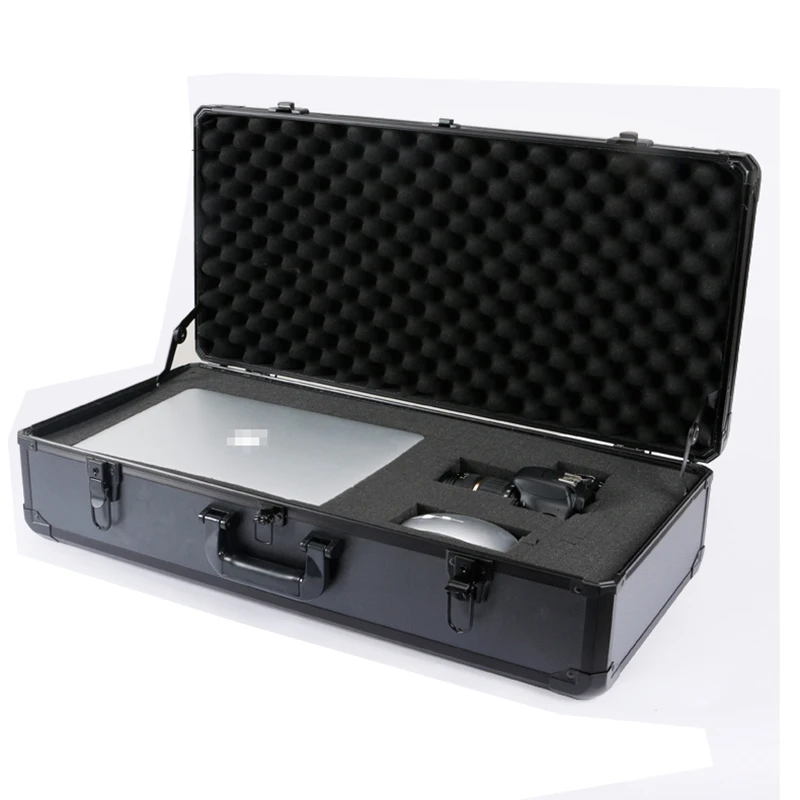 680x320x170mm Aluminum Tool Case Safety Equipment Instrument Case Suitcase Hardware Storage Box Multi-function ToolBox