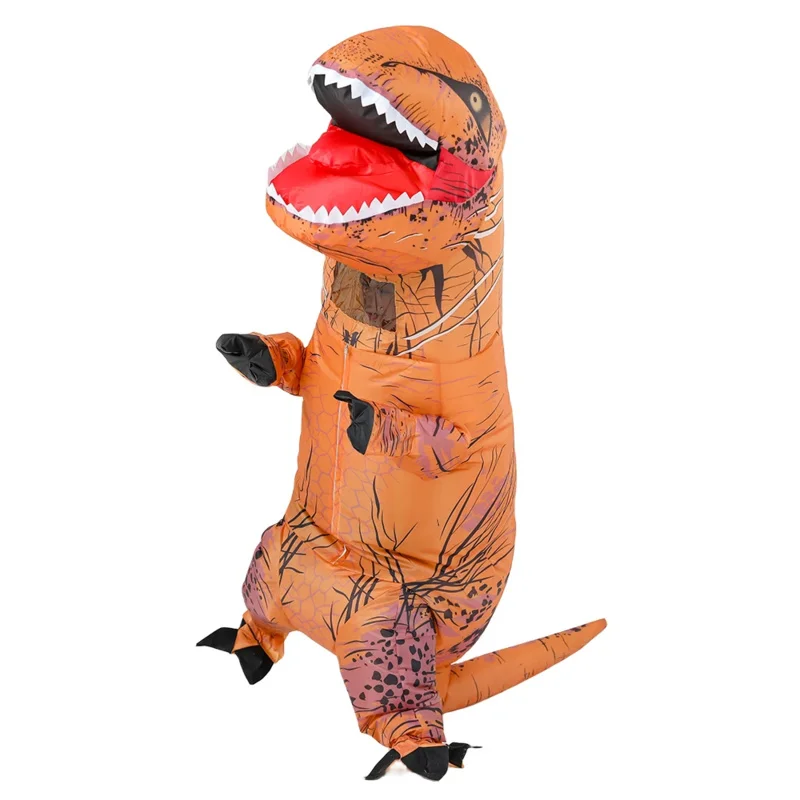 Funny Adult Unisex Inflatable T-rex Dinosaur Blow-up Fancy-Dress Carnival Costume For Halloween Christmas Easter