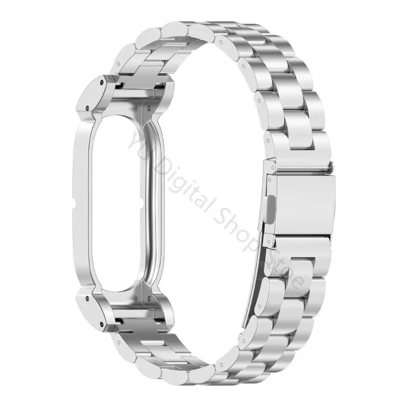 96BA Metall-Smartwatch-Ersatzarmband, Armband für Reisen in der Stadt, Schreibtischzeit und Kleidung täglichen Gebrauch – Detail 2