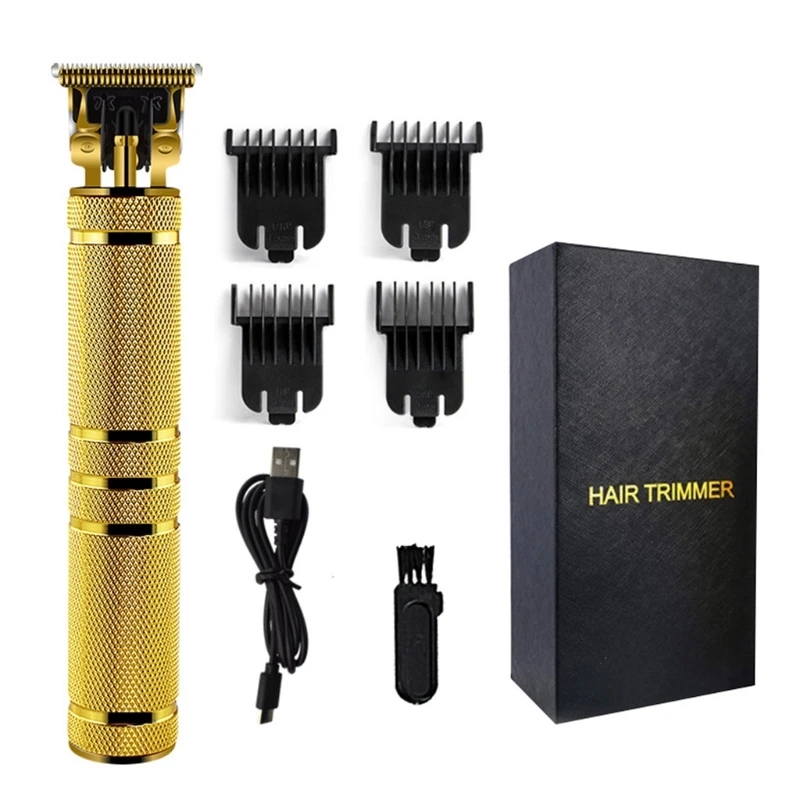 Professional Cordless Outliner Hair Trimmer 0mm Baldheaded Clipper T-Blade Drop Shipping